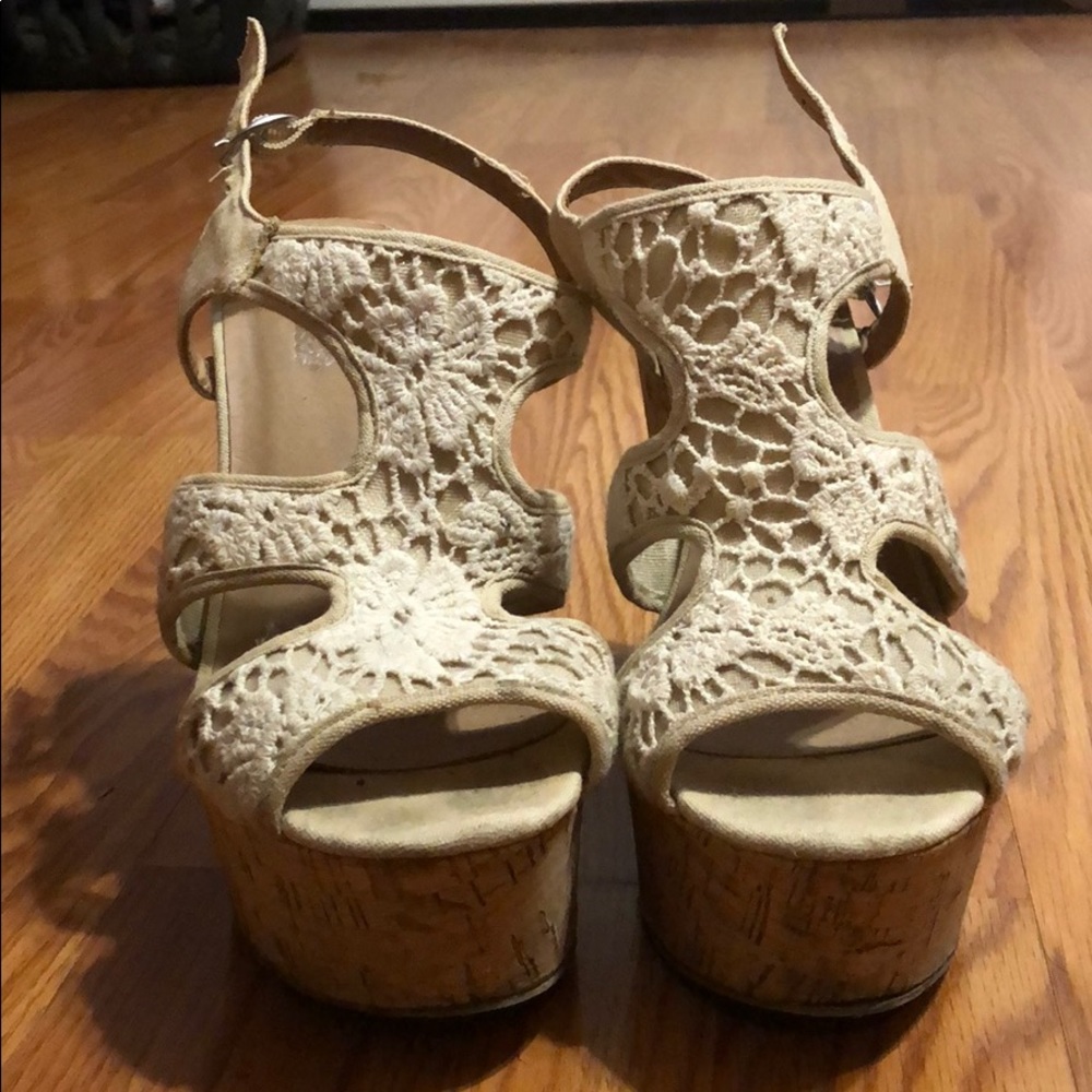 Wicker wedges from Charlotte Russe